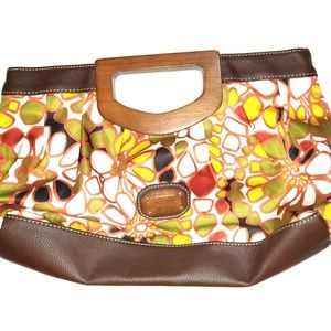 Floral Boho Clutch Purse By Nicole Miller